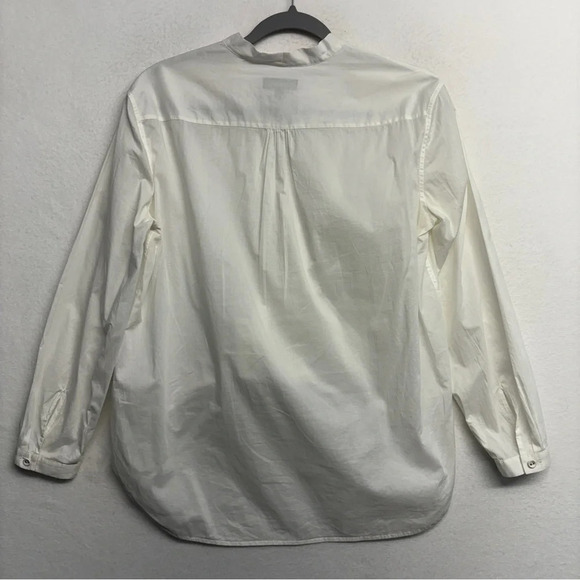 RAG & BONE | Miranda Voile Surplice Long Sleeve Blouse Top White Mininalist XS - Picture 3 of 8